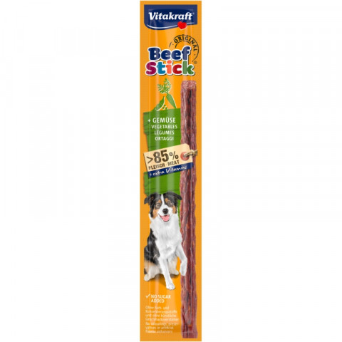 VITAKRAFT Beef Stick Vegetables - pamlsek pro psa - 12g - Fotogalerie 1