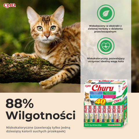 INABA Churu Variety box Tuna - pamlsek pro kočky - 40 x 14g - Fotogalerie 5