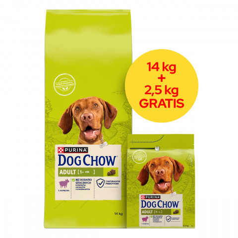 PURINA Dog Chow Adult Lamb - suché krmivo pro psy - 14 + 2,5kg - Fotogalerie 1