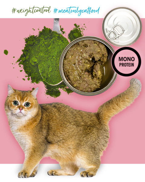 3COTY Turkey with chlorella Sterilised and overweight cats - mokré krmivo pro kočky - 80g - Fotogalerie 6