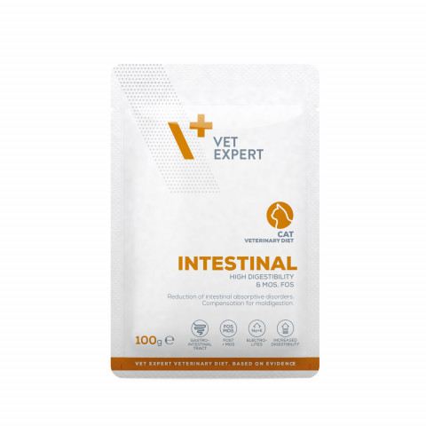VET EXPERT Veterinary Diet Intestinal Cat - mokré krmivo pro kočky - 100g - Fotogalerie 1