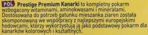 VERSELE LAGA Prestige Premium Canaries - krmivo pro kanáry - 800 g - Fotogalerie 2