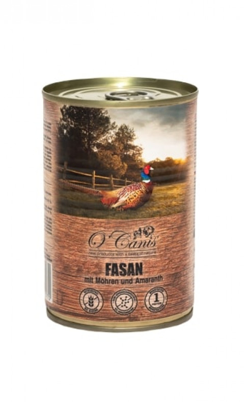 O'CANIS Konzerva pro psy - bažant s mrkví - 400 g - Fotogalerie 1