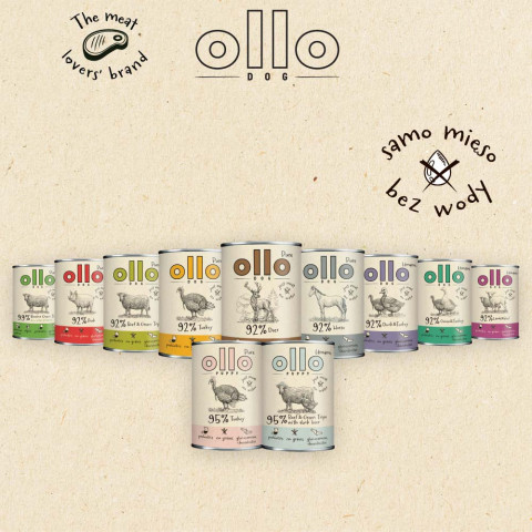 OLLO Puppy Pure Krůtí - mokré krmivo pro psy - 850 g - Fotogalerie 2