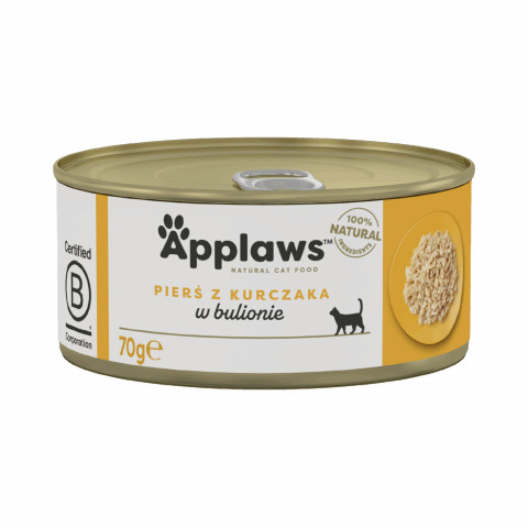 APPLAWS Cat Mixed Flavours - mokré krmivo pro kočky - 12x70g - Fotogalerie 3