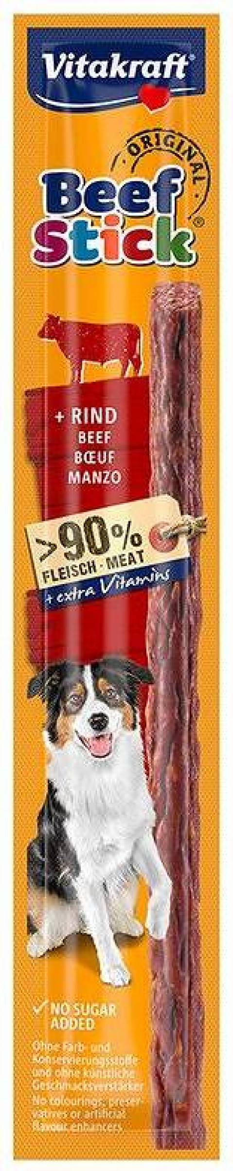 VITAKRAFT Beef Stick with beef - pochoutka pro psy - 12 g - Fotogalerie 1