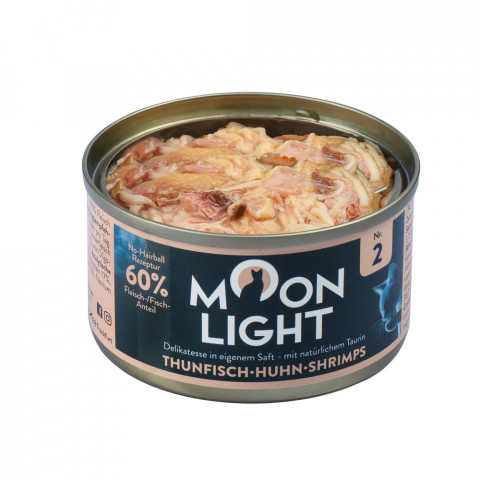 MOONLIGHT Dinner nr 2 Tuna, chicken and shrimps - mokré krmivo pro kočky - 80g - Fotogalerie 3