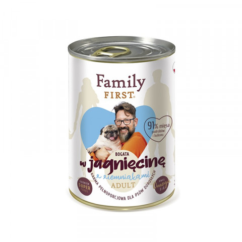 FAMILY FIRST Adult Lamb with potato - Mokré krmivo pro psy - 400 g - Fotogalerie 1
