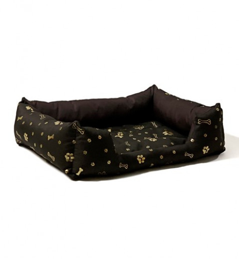 GO GIFT Pelíšek pro psy XL - hnědá - 75x55x15 cm - Fotogalerie 1