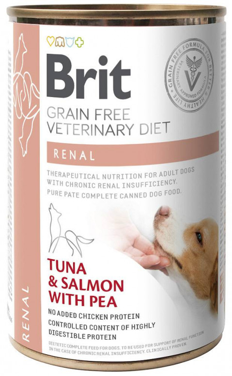 BRIT Grain Free Vet Diets Dog Renal - Mokré krmivo pro psy 400g - Fotogalerie 1