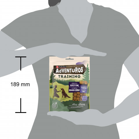 PURINA Adventuros Tréninková pochoutka pro psy ze zvěřiny - 115g - Fotogalerie 2