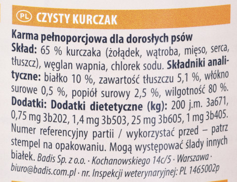 animonda GranCarno Single Protein příchuť: kuřecí - plechovka 400 g - Fotogalerie 2