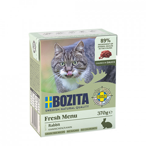 BOZITA Králík v omáčce - mokré krmivo pro kočky - 370g - Fotogalerie 3