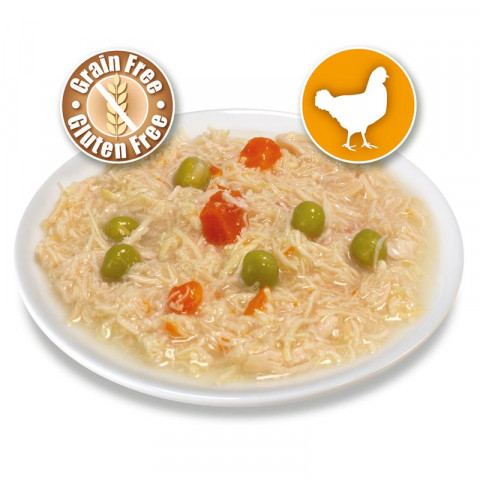 ARQUIVET Chicken in sauce with vegetables - mokré krmivo pro kočky - 80g - Fotogalerie 2