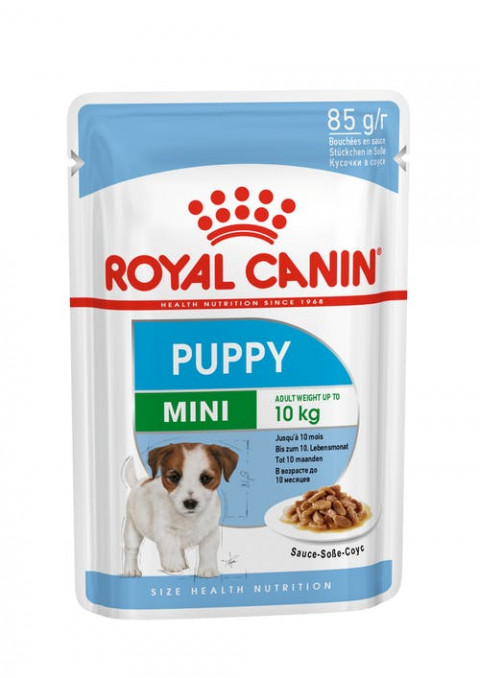 ROYAL CANIN SHN Mini Puppy in sauce - mokré krmivo pro štěňata - 12X85g - Fotogalerie 14