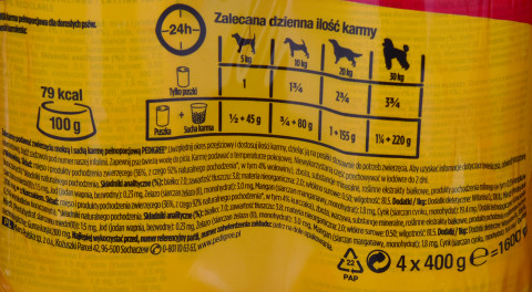 PEDIGREE Beef and chicken with jelly - Mokré krmivo pro psy - 4x400 g - Fotogalerie 3
