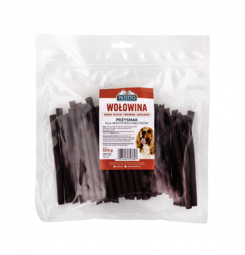 PETITTO Soft beef sticks - pamlsek pro psa - 500g - Fotogalerie 4