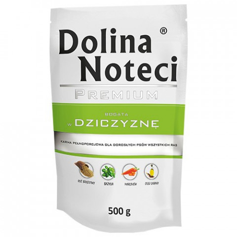 Dolina Noteci Premium zvěřina bohatá - vlhké krmivo pro psy - 500g - Fotogalerie 1