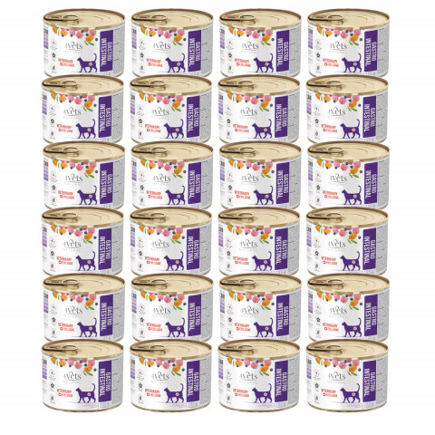  4VETS Natural Gastro Intestinal Cat - vlhké krmivo pro kočky - 24x185g - Fotogalerie 1