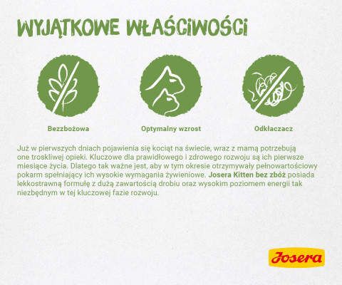 Josera 4032254755012 suché krmivo pro kočky 400 g Kotě Drůbež - Fotogalerie 2