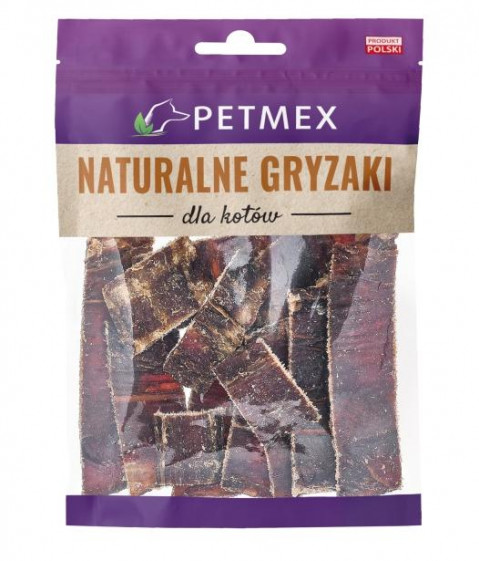 PETMEX Beef gullet strips - pamlsek pro kočky - 40g - Fotogalerie 1