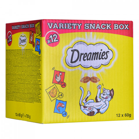DREAMIES Variety Snack Box - pamlsek pro kočky - 12x60 g - Fotogalerie 6