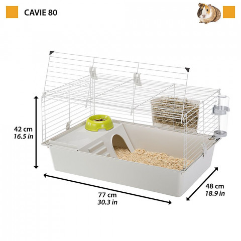 FERPLAST Cavie 80 - Klec - 77x42 cm - Fotogalerie 8