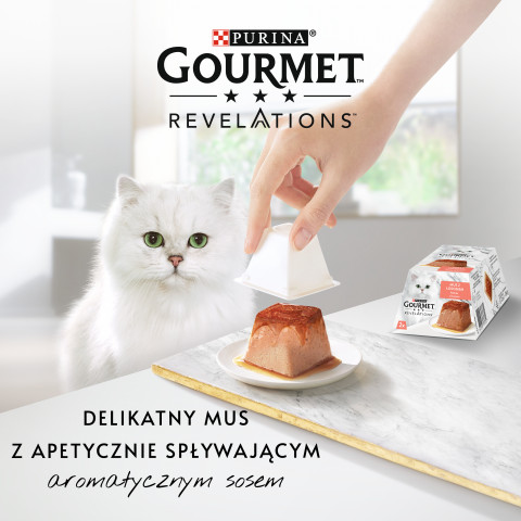  PURINA Gourmet Revelations Salmon - vlhké krmivo pro kočky - 2x57 g - Fotogalerie 8