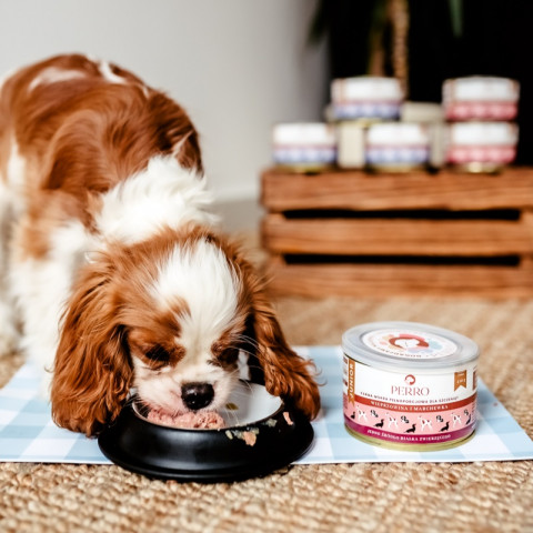 PERRO Junior Pork with carrot - mokré krmivo pro psy - 850g - Fotogalerie 4