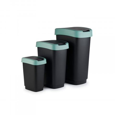 ROTHO Twist Green - odpadkový koš – 50l - Fotogalerie 5