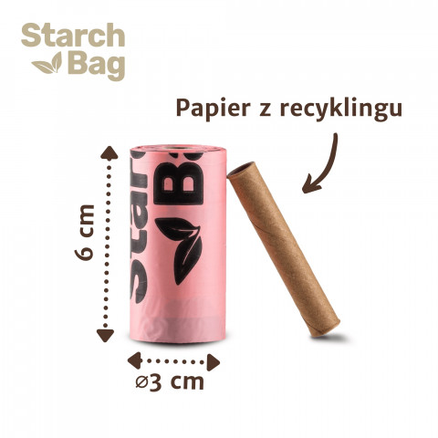 STARCH BAG - biovaky na výkaly - 15 ks - Fotogalerie 4