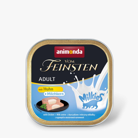ANIMONDA Vom Feinsten Adult Milkies s kuřecím a mléčnou náplní - mokré krmivo pro kočky - 100g - Fotogalerie 1