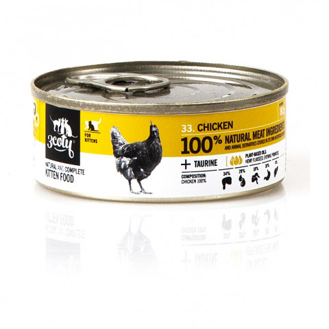 3COTY Chicken For kittens - mokré krmivo pro kočky - 24x80g - Fotogalerie 11