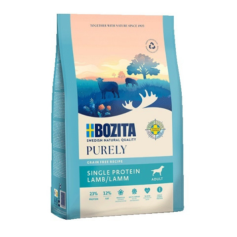 BOZITA Purely Adult Lamb - suché krmivo pro psy - 2,5kg - Fotogalerie 1