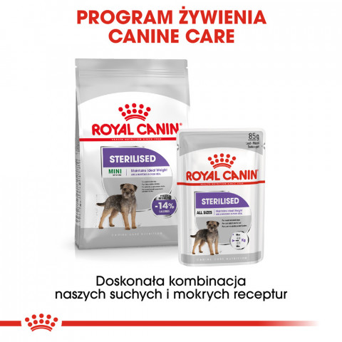Royal Canin CCN MINI STERILISED - suché krmivo pro dospělé psy - 8kg - Fotogalerie 2