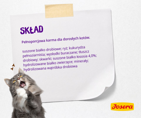 Josera 9310 suché krmivo pro kočky Dospělý Drůbež, Losos 10 kg - Fotogalerie 5