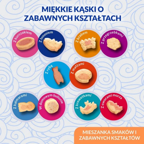 INABA Juicy bites Crab and scallop - pamlsek pro kočky - 3×11,3g - Fotogalerie 2