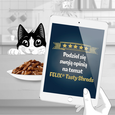 FELIX Tasty Shreds s hovězím a kuřecím masem - 4x 80g - Fotogalerie 6