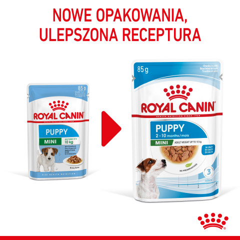 ROYAL CANIN SHN Mini Puppy in sauce - mokré krmivo pro štěňata - 12X85g - Fotogalerie 7