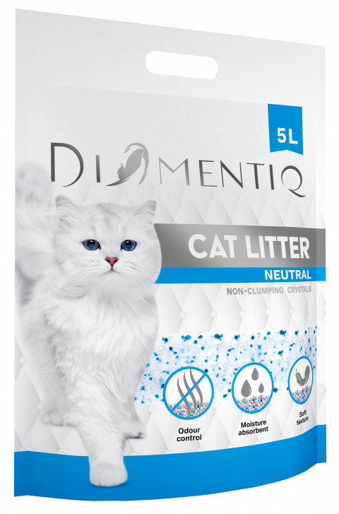 DIAMENTIQ Neutral - Stelivo pro kočky - 5 l - Fotogalerie 3