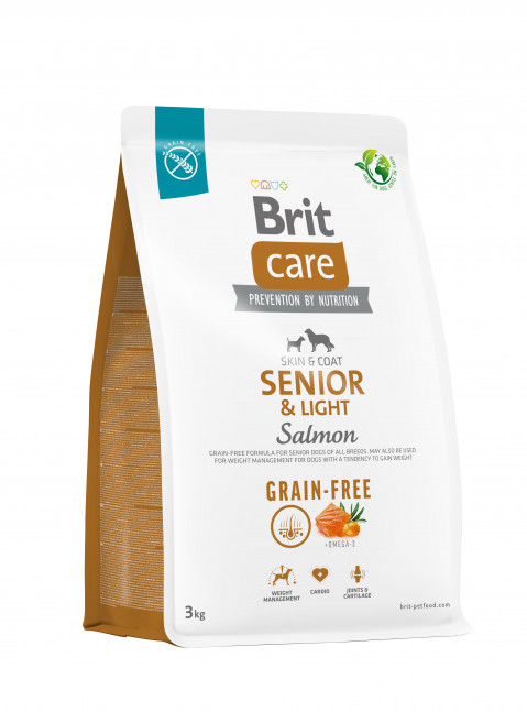 BRIT Care Senior&Light Salmon - suché krmivo pro psy - 3 kg - Fotogalerie 2