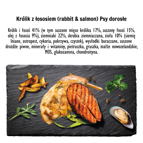 PAKA ZWIERZAKA Rabbit with salmon M - suché krmivo pro psy - 9kg - Fotogalerie 3