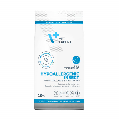VET EXPERT Veterinary Diet Hypoallergenic Insect Dog - suché krmivo pro psy - 12 kg - Fotogalerie 4