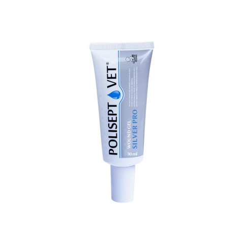 JM SANTE Polisept Vet Wound gel Silver Pro - gelový obvaz pro psy a kočky – 30 ml - Fotogalerie 3