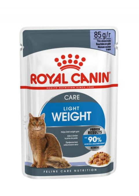 ROYAL CANIN FCN Light Weight Care v želé - vlhké krmivo pro dospělé kočky - 12x85g - Fotogalerie 1