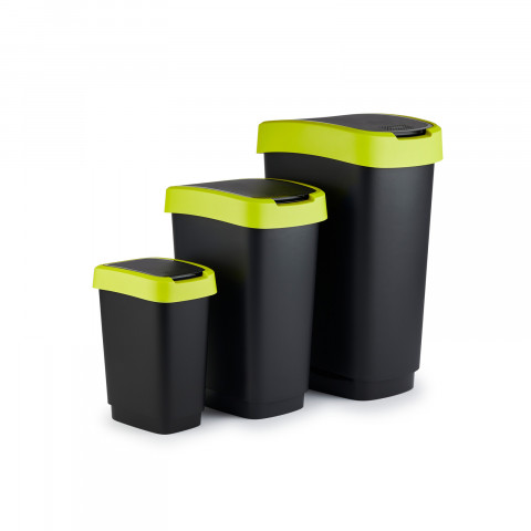 ROTHO Twist Lime - odpadkový koš – 10l - Fotogalerie 4