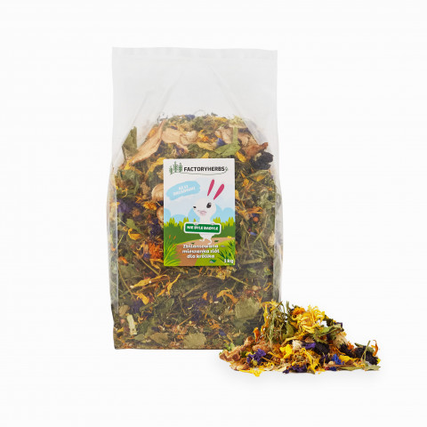 FACTORYHERBS Nie byle badyle - krmivo pro králíka - 1kg - Fotogalerie 1