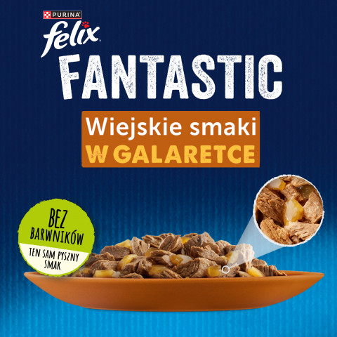 Felix Fantastic králík, jehněčí - mokré krmivo pro kočky 340g (4x 85g) - Fotogalerie 7