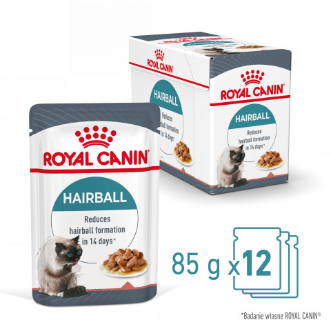 ROYAL CANIN FCN Hairball Care kousky v omáčce - mokré krmivo pro kočky - 12x85 g - Fotogalerie 9