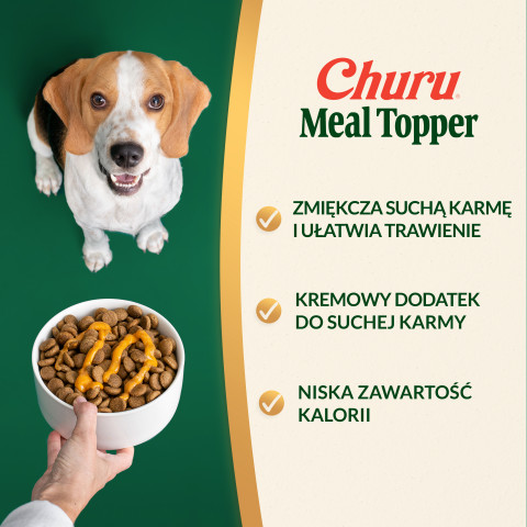 INABA Churu Meal Topper Chicken with beef - pamlsek pro psa - 4 x 14g - Fotogalerie 5